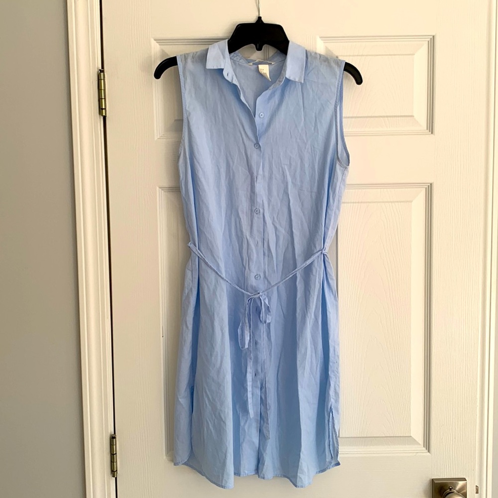 H&M Light Blue Dress Size 8